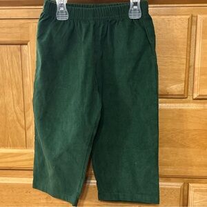 Baby Luigi Boy’s Green Corduroy Pants Size 18 Months